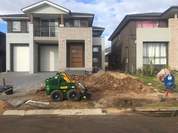 Excavation for landscaping project in Sydney's South West